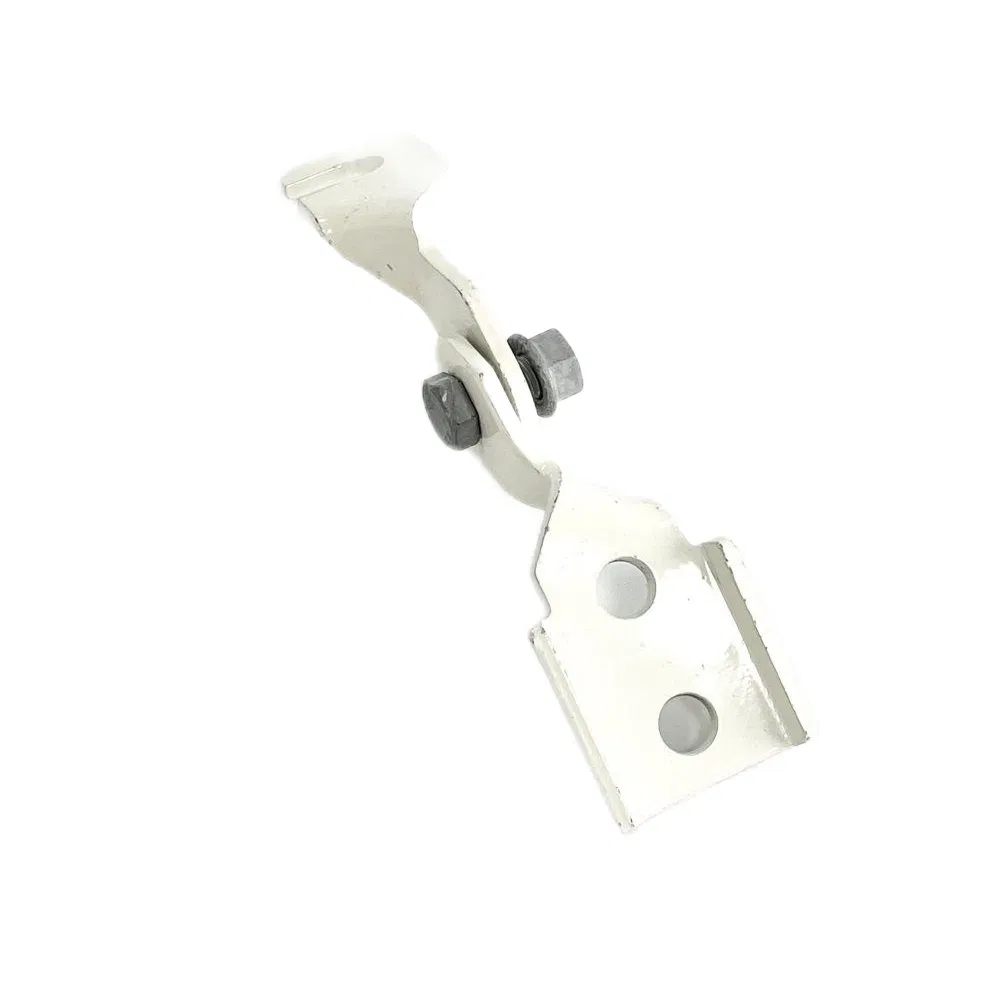 White Powder Coated Adjustable Anti-Seismic Hinge Bracket Strut Channel Fittings