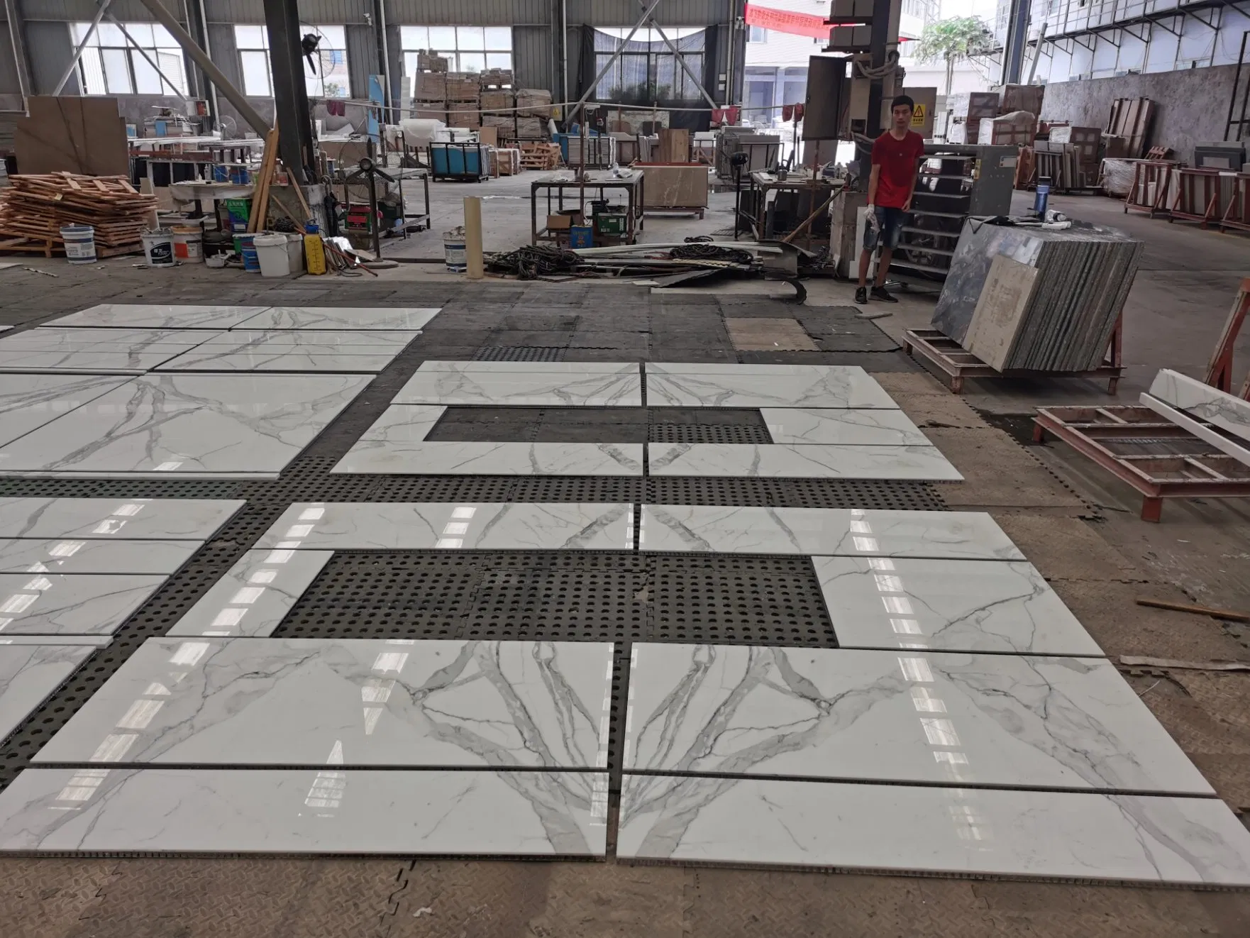 Мраморная плитка Bianco Carrara для кухни и стен