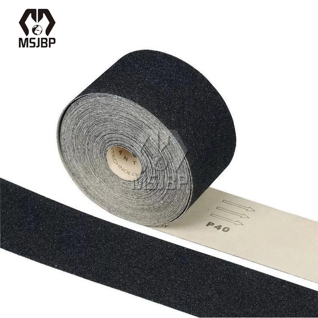 Msjbp Abrasive Paper Roll China Suppliers 1400mm PCE51 Silicon Abrasives Sanding Sandpaper Sheet Roll for Furniture