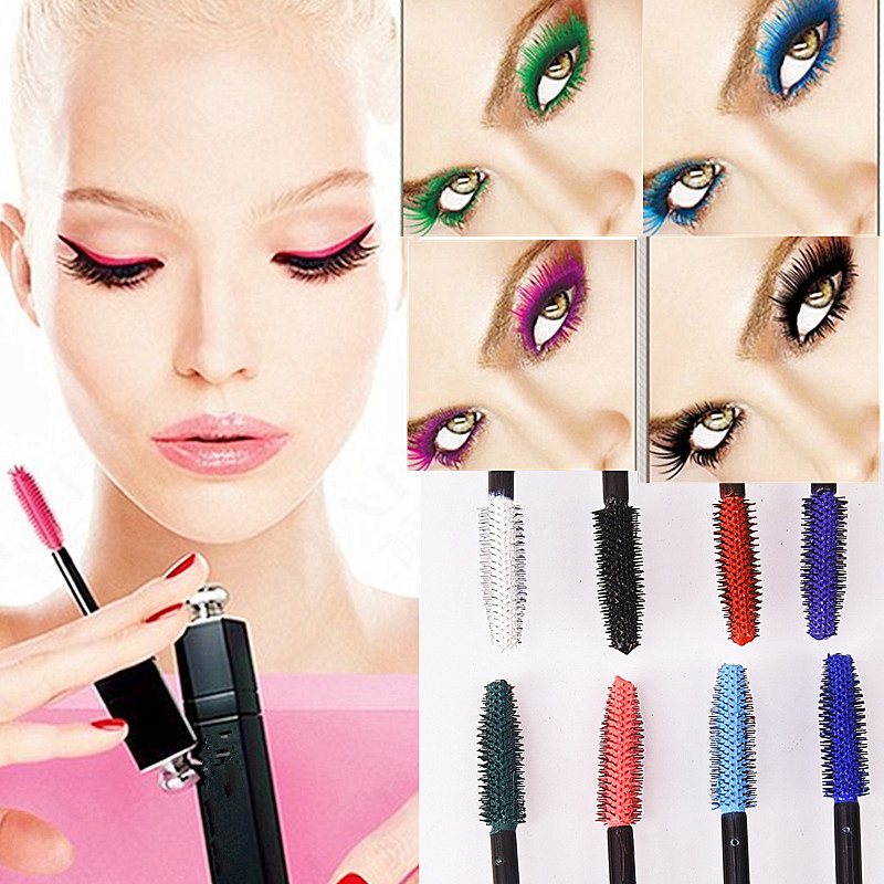 2021cosplay New 8color Mascara Long-Lasting Curling Can Dye Eyebrows Rimel