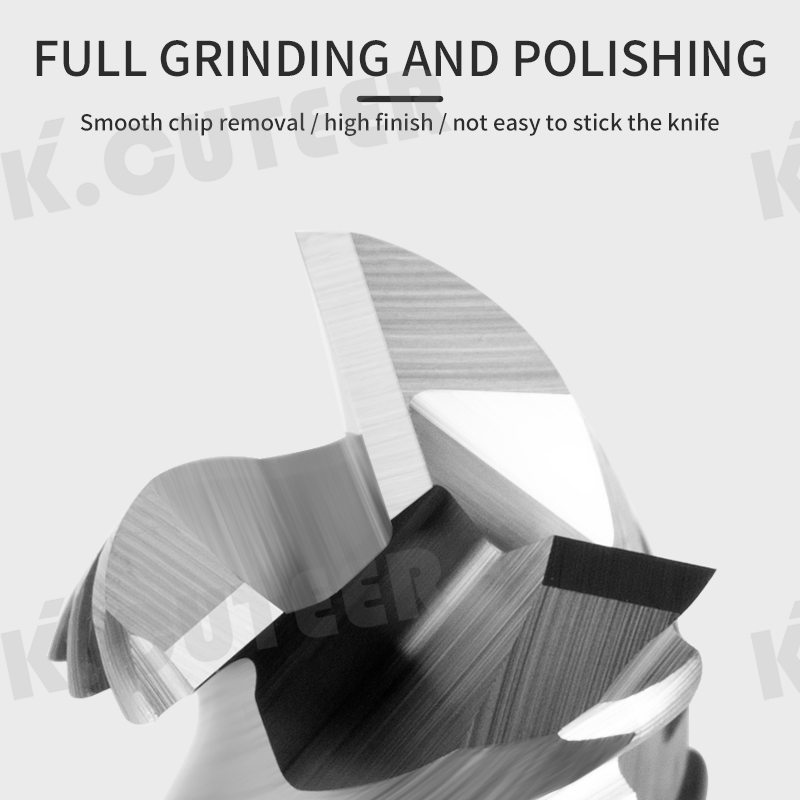 High-Precision CNC Tungsten Steel Alloy End Mill Tool