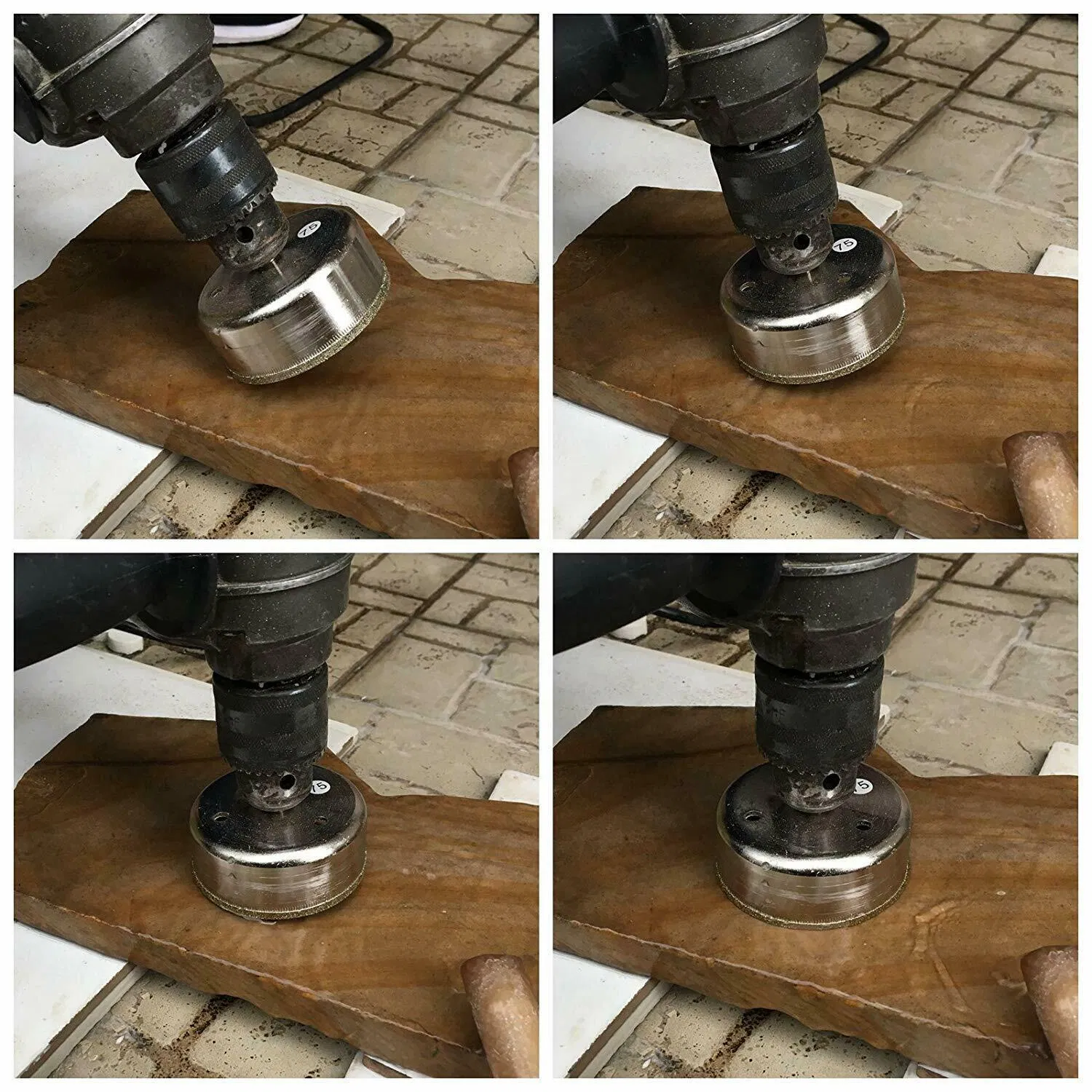 Алмазная коронка 60 мм для плитки, стекла, камня