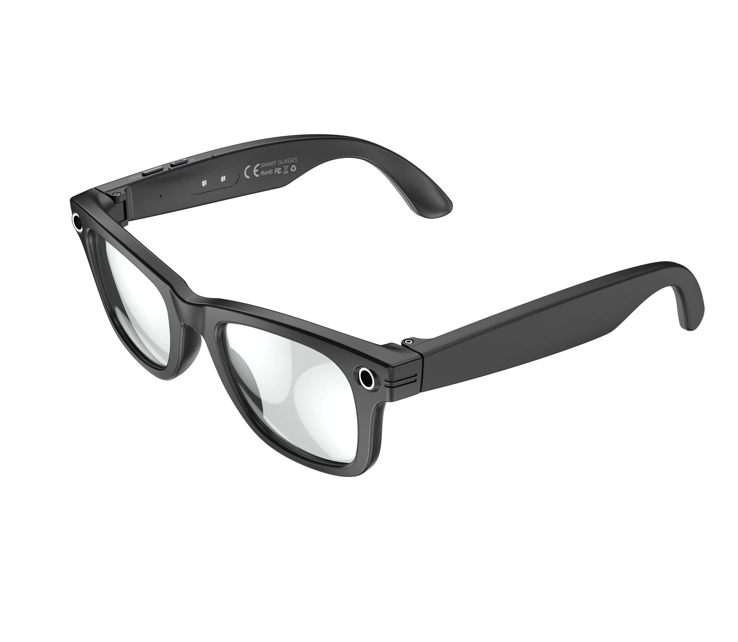 Factory Wholesale White Bluetooth Ai Smart Glasses 8MP Camera 16GB Smart Eyeglasses