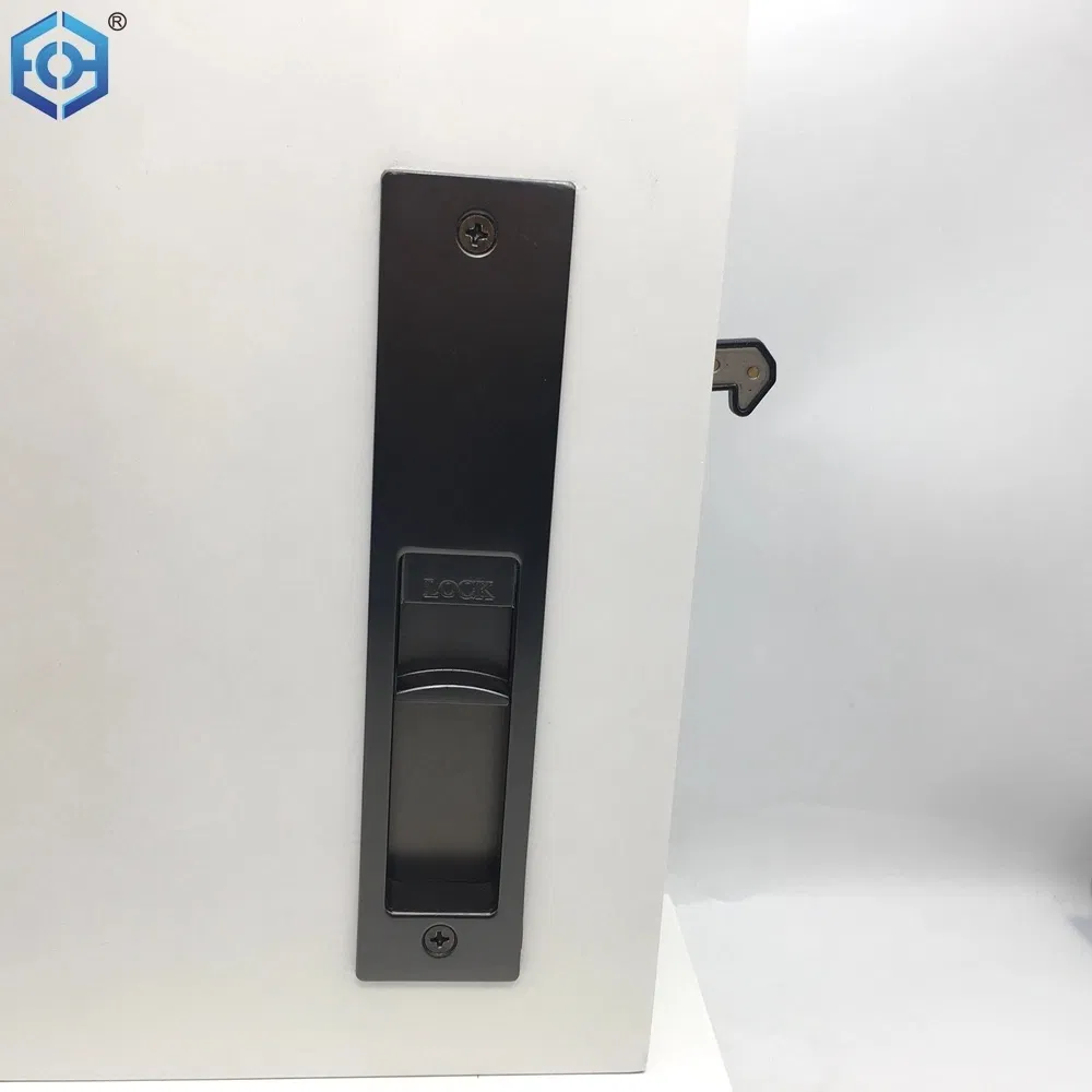 Security Door Interior Windows Aluminum Sliding Handle Lock