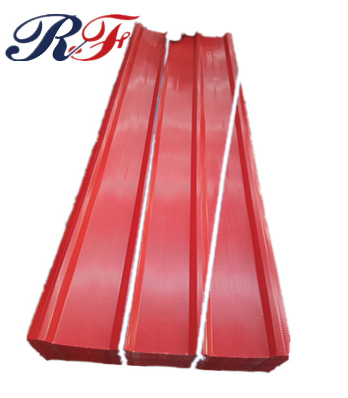 Color Coated Aluzinc Corrugated Steel Roofing Sheet