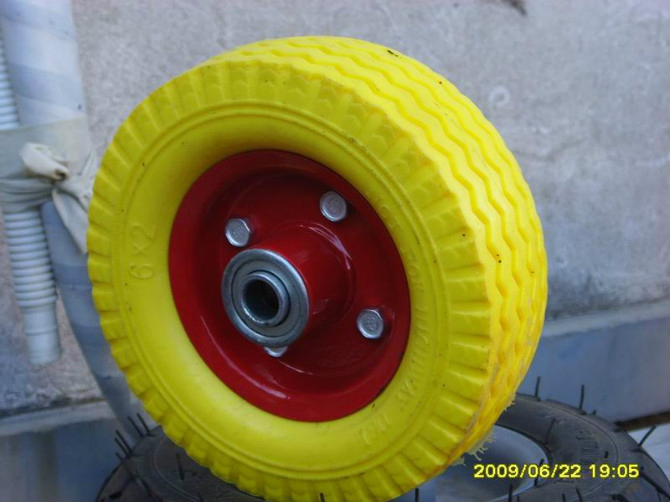 Flat Free PU Wheel with Diffirent Weight 2.50-4