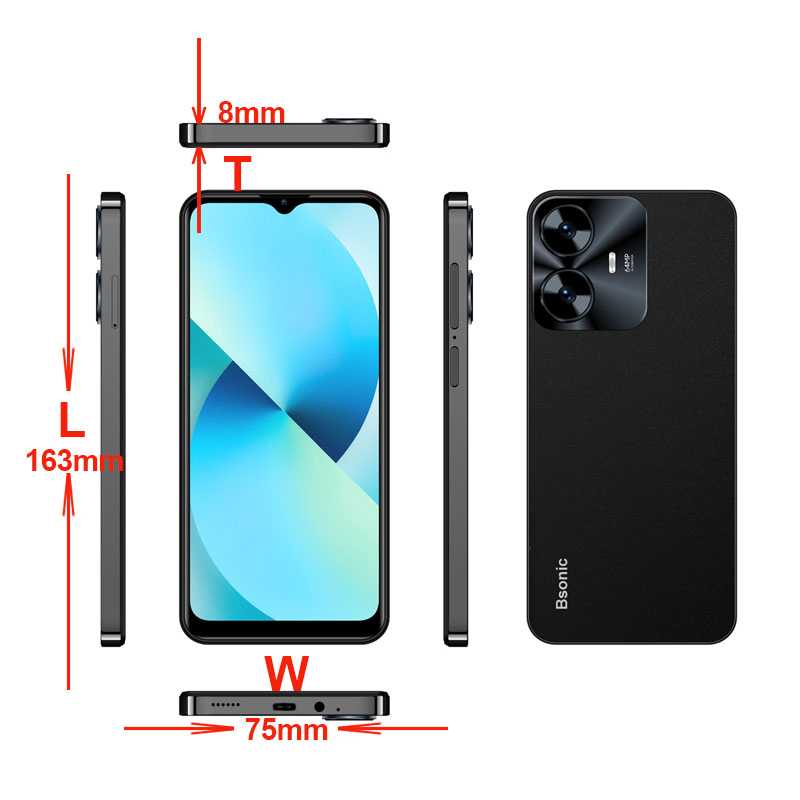 OEM ODM Fast Shipping B6 4G 5g Deca Core Digital Zoom Wireless Charging Long Battery Life Mobile Phone