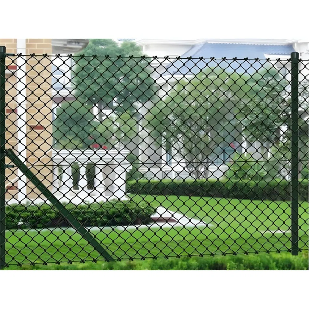 Quality Hooked Wire Netting for Athletic Field Fencing Galvanized/PVC Coating Steel Chain Link Fencing Cyclone Fence Hurricane Fence or Diamond Mesh Fencing