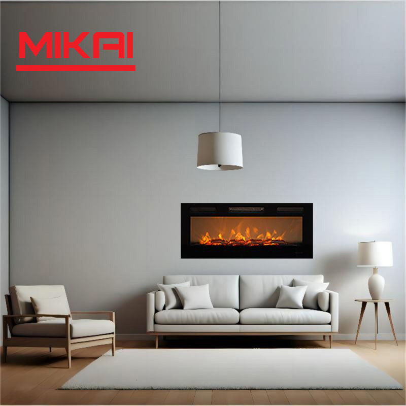 Wholesale Home Living Room Flame Decoration Wall Mounted Electric Fireplace