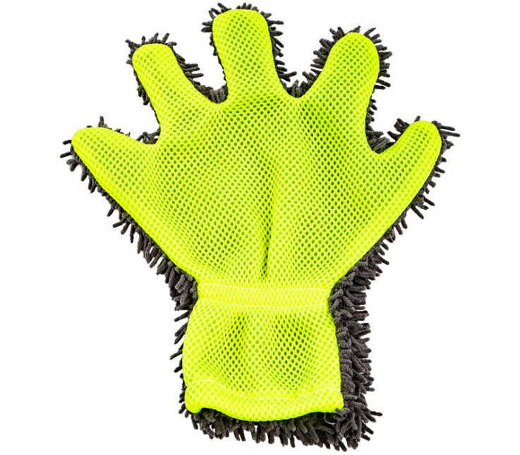 Car Wash Cleaning Gloves Wool Chenille Finger Gloves Microfiber