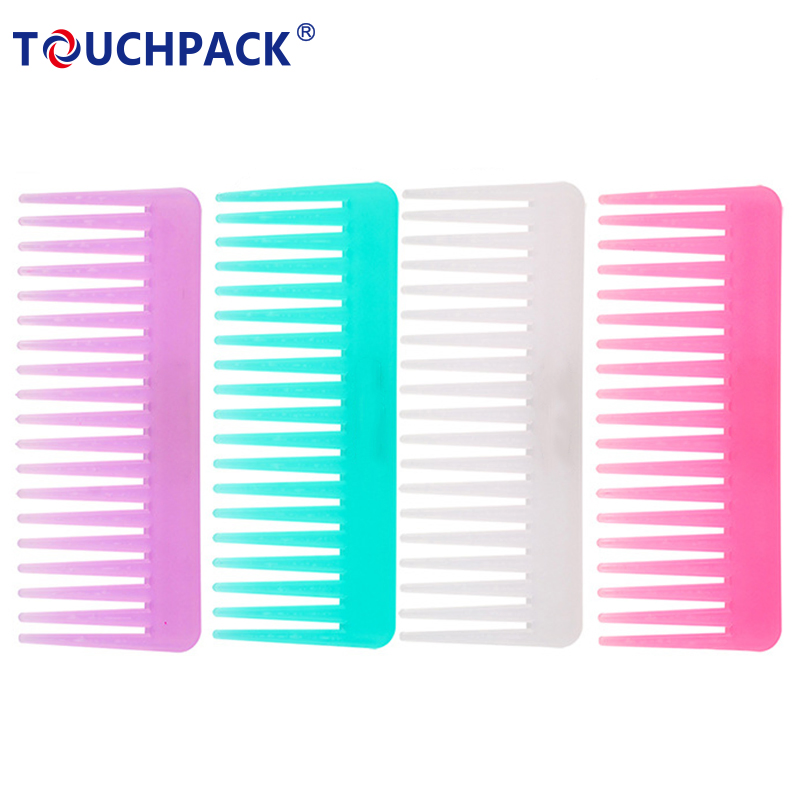 Plastic Hair Come Wide Tooth Comb Custom Printing