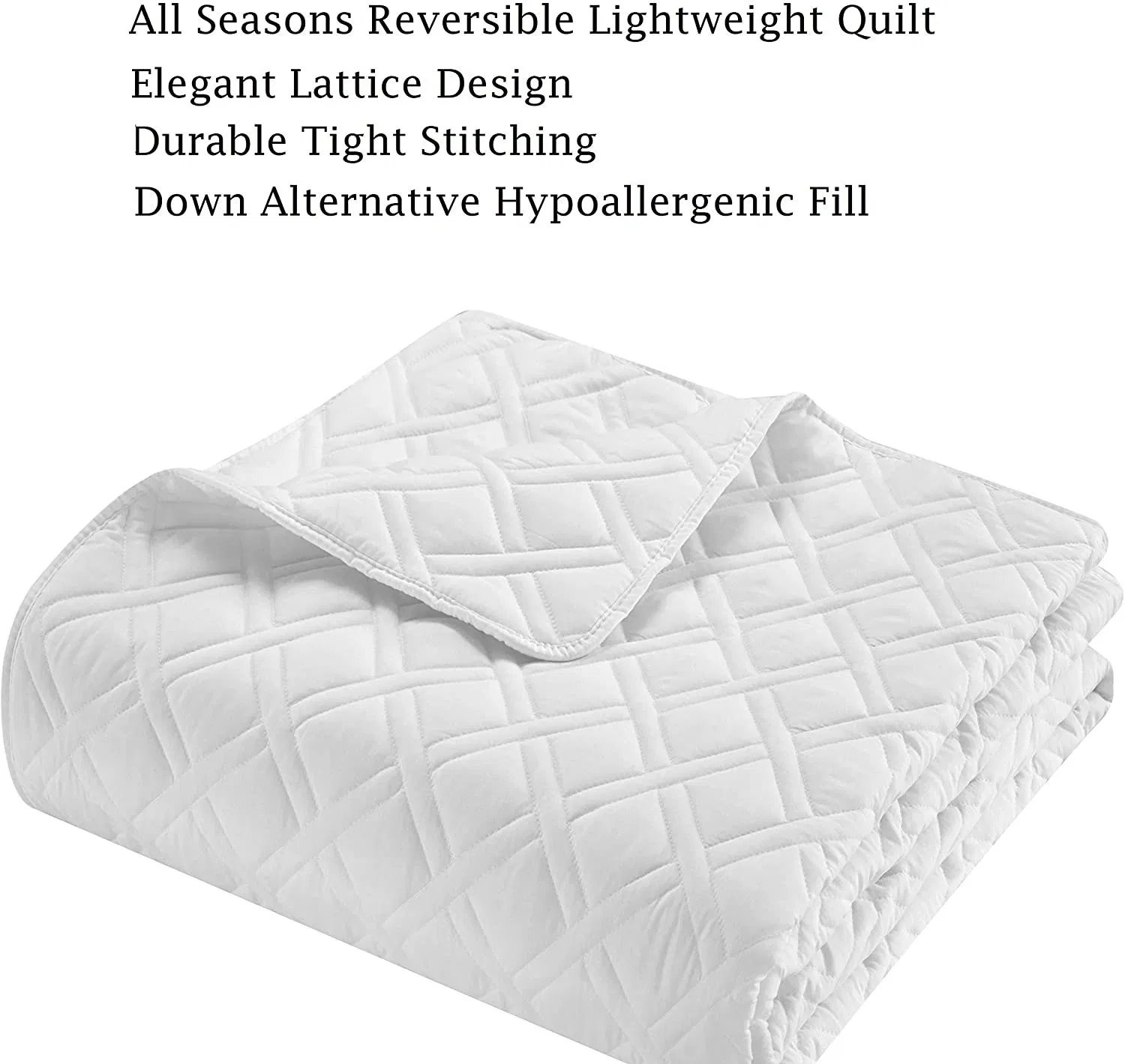 Quilts for Queen Bed Lightweight 3-Piece Grey Queen Quilt Set