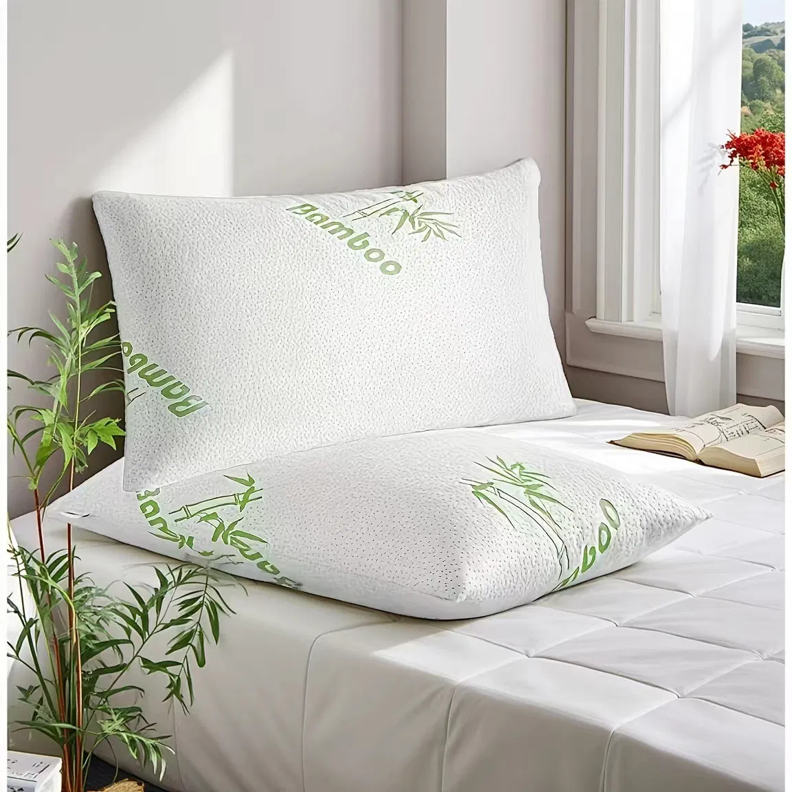 Premium Quality Bamboo Fiber Foam Pillow Core Hotel Home Textile Bedding 40*60cm 50*70cm Bed Pillow