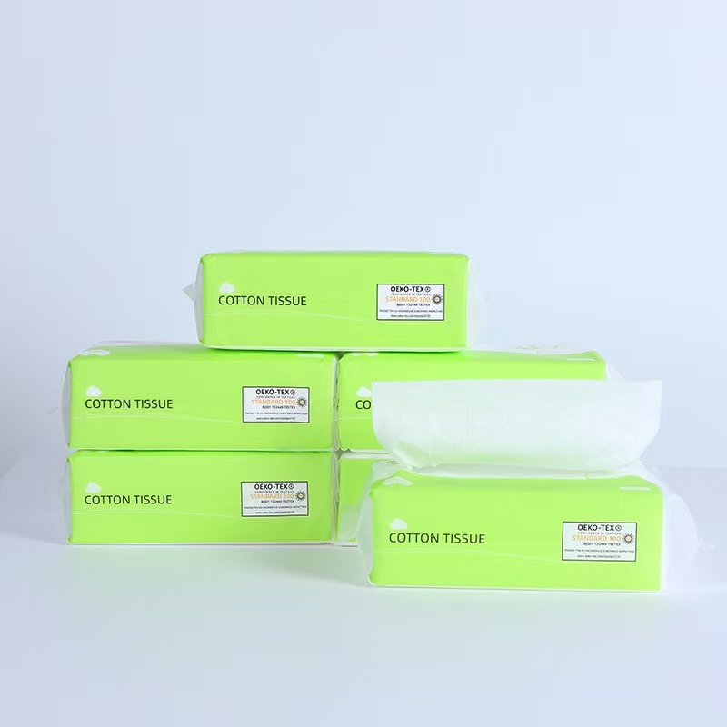 Netflix Hot Selling Cotton Wet &amp; Dry Plain Extractable Facial Cleansing Towel