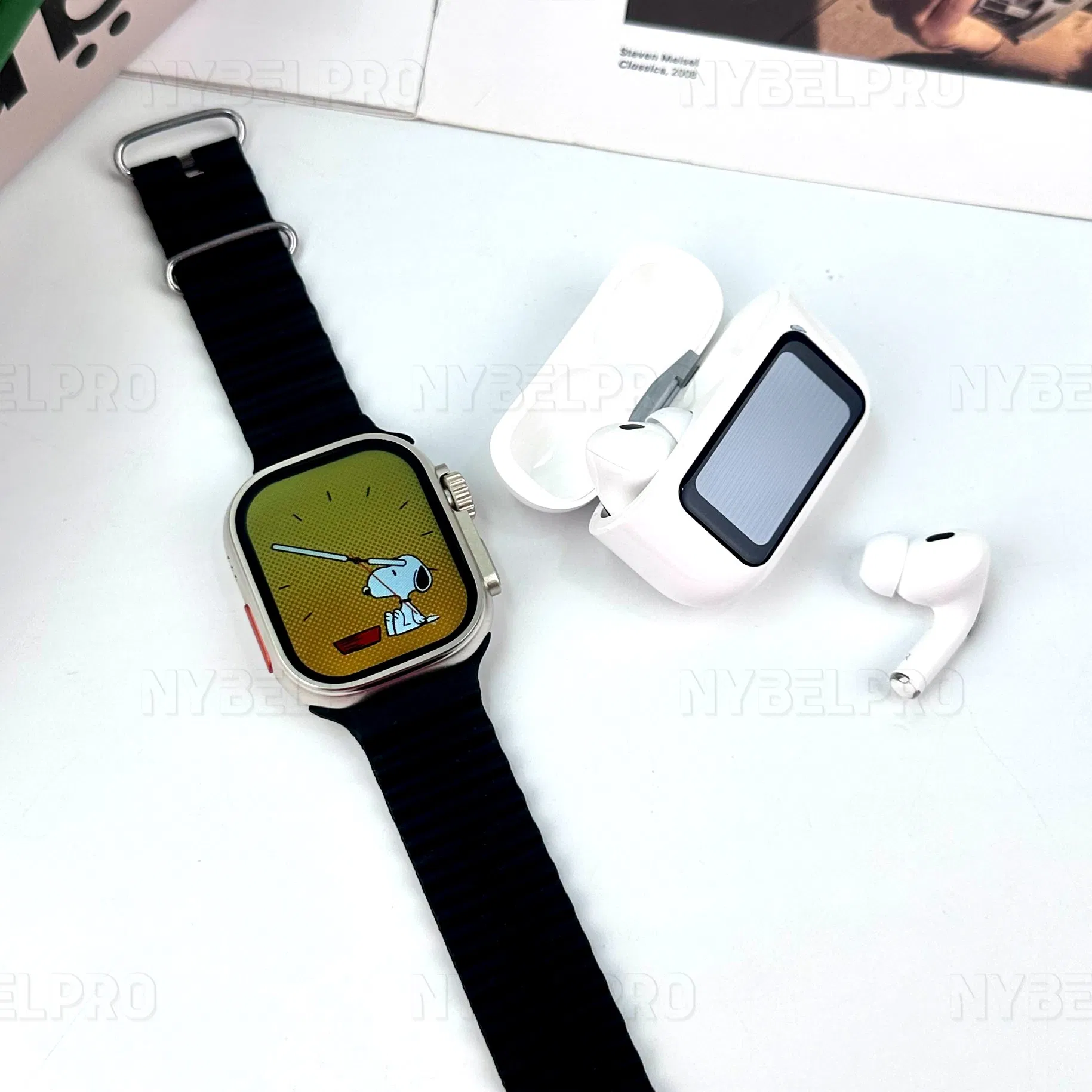 Умные часы Nybelpro с наушниками, новогодний подарок