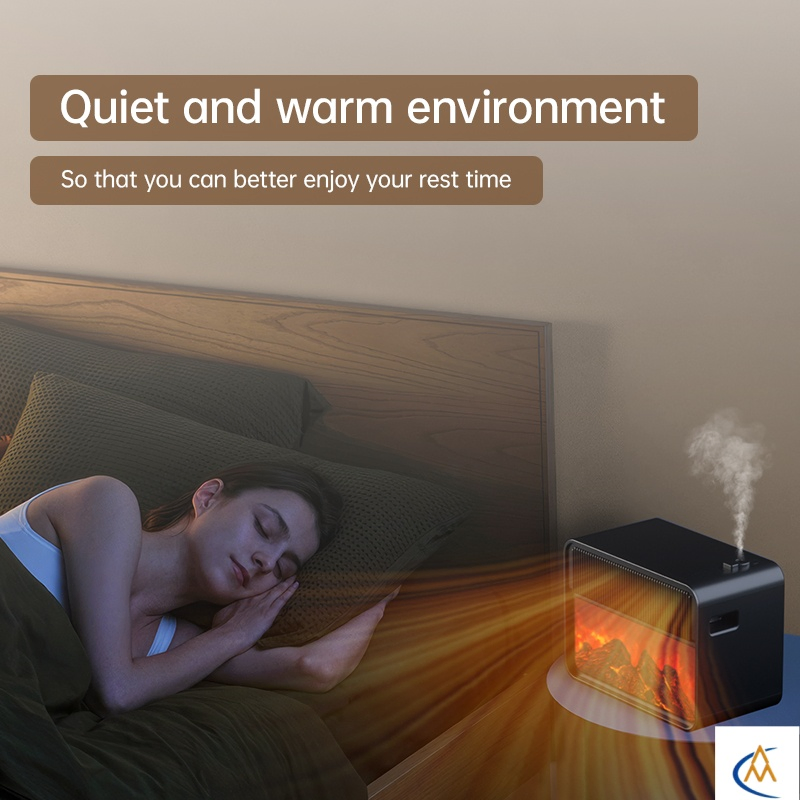 Compact Design Maximum Comfort Fireplace Humidifier Heater for Small Spaces