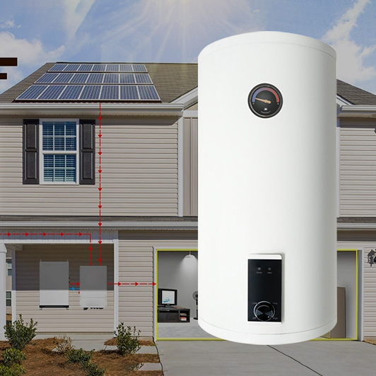 Двухсистемный солнечный водонагреватель с генерацией электроэнергии