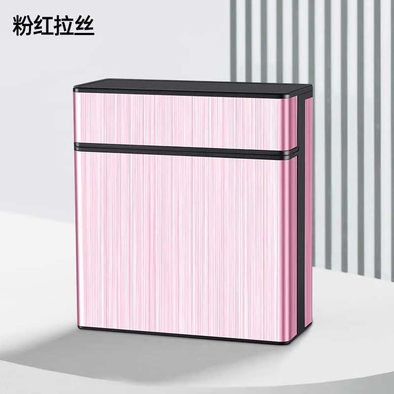 Ea545 Electric Rechargeable Tourch Rhinestone Electronic Waterproof Metal Gold Luxury Cases Box Torch Carry Bling Windproof Lighter High Quality Cigarette Case