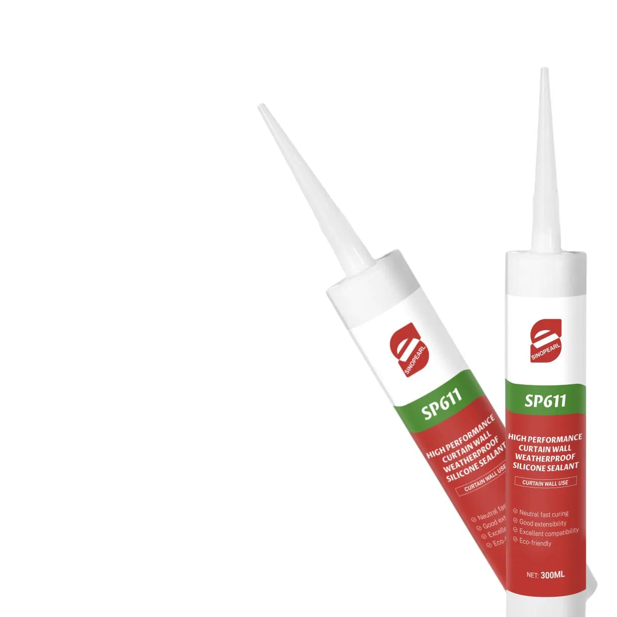 280ml 300ml 600ml Chine-Pearl Bond Environmental Weatherproof Flexible Environmental Clear Joint Water Base Silicone Sausage Caulking Silicone Sealant