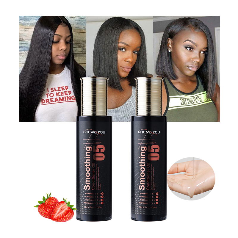 OEM Private Label Anti-Frizz Treatment Vitamin Anti-Itching Smoothing Conditioner Hair Growth Oil for Black Women