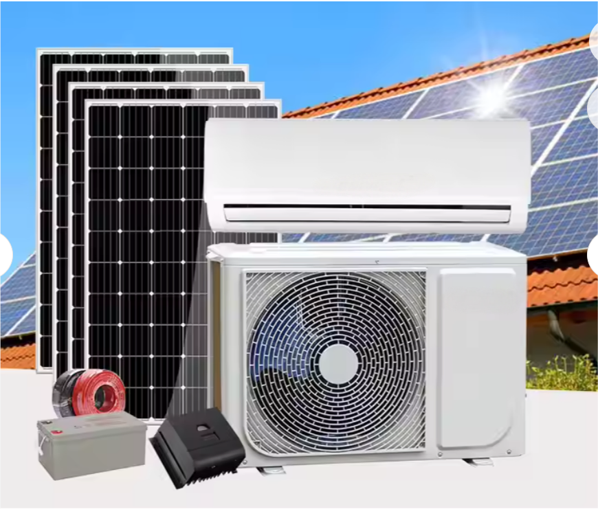 12000BTU 24000BTU 18000BTU Solar Air Conditioner Home Solar Cooling System