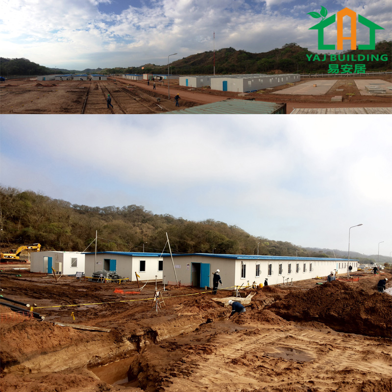 Prefabricated Modular Construction Site Mini Worker Camp Casa Prefabricada Cheap Price Prefab T House