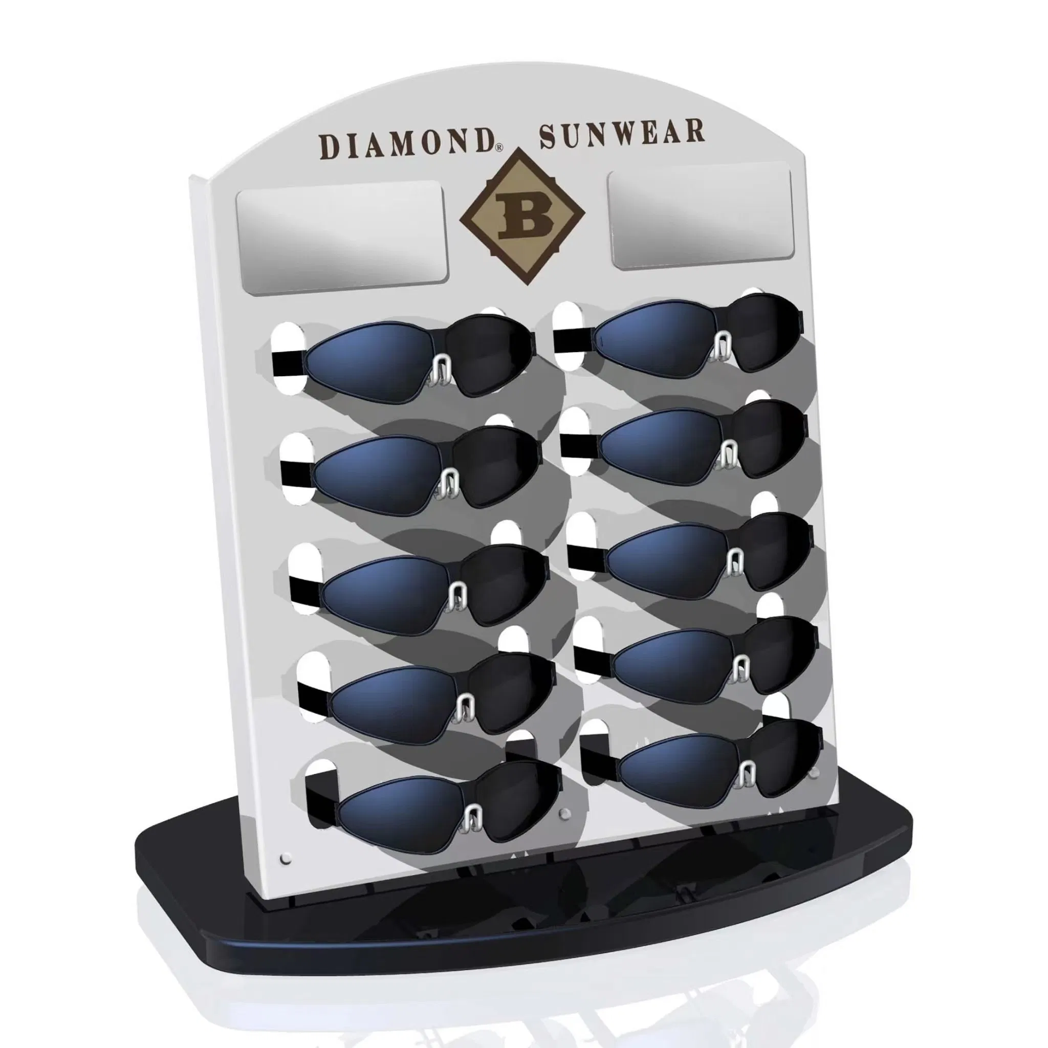 Elegant Customizable Sunglasses Display Stand for Retail Spaces