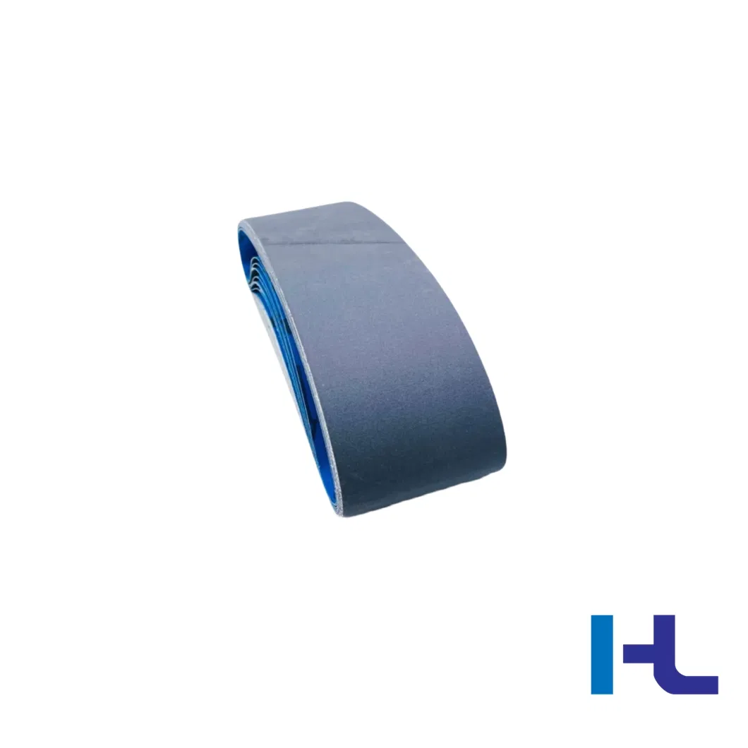 Customized Silicon Carbide Abrasive Sand Cloth Endless Sanding Belts for Polishing Wood Stainless Steel Metal Surface Grinding and Rust Removing