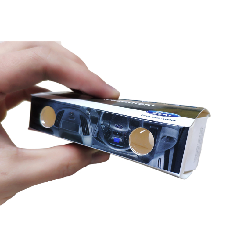 Custom Mini Children's Toy Portable Folding Telescope 3D Cardboard Binoculars