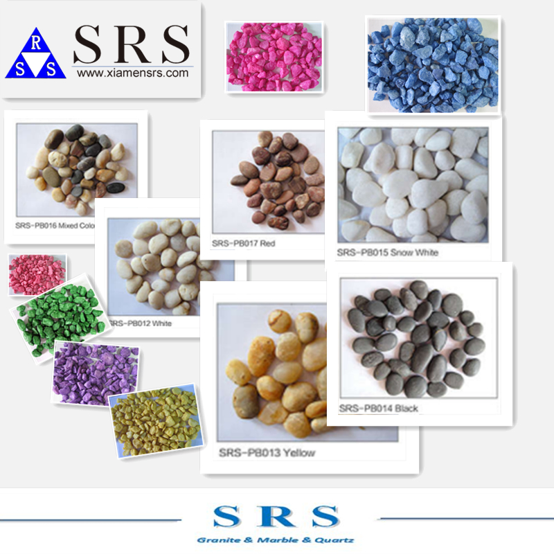 Hot Sale Pebble Stone Colorful/Pure Color