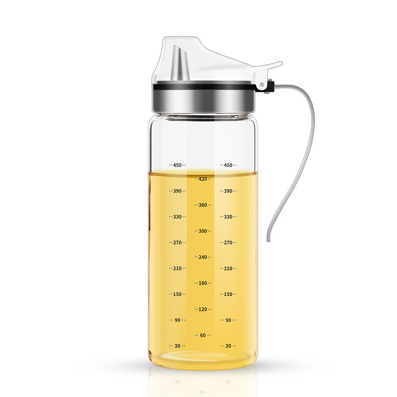 Olive Oil Dispenser Bottle Lead-Free Cruet Glass Bottle Bl15831