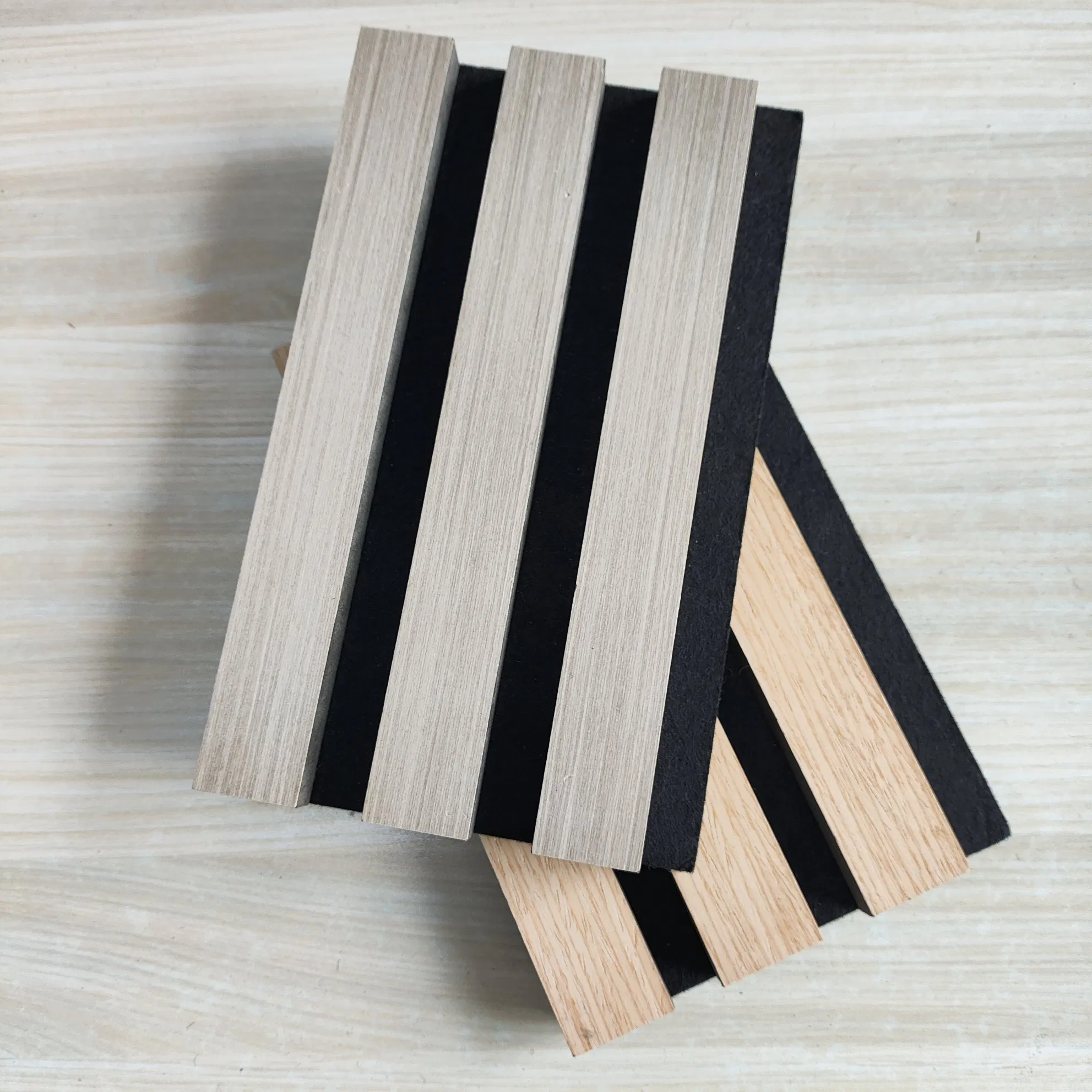 Sound Absorber Ceiling Tiles Wood Panels Wall Decor Interior Slat Panel