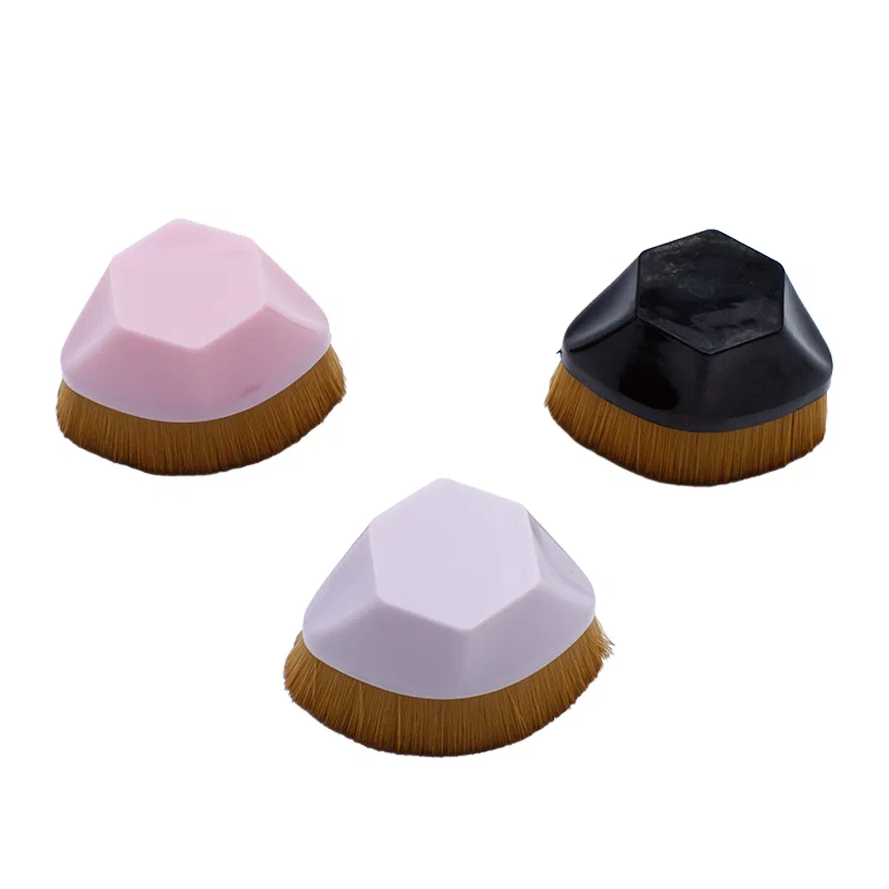 Quad-Color 55-Petal Foundation Brush Portable Beauty Brush