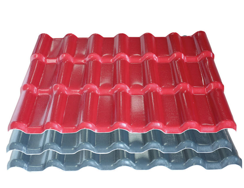 Excellent Anti-Load Performance Colorful Plastic Synthetic Resin PVC Roof Tiles