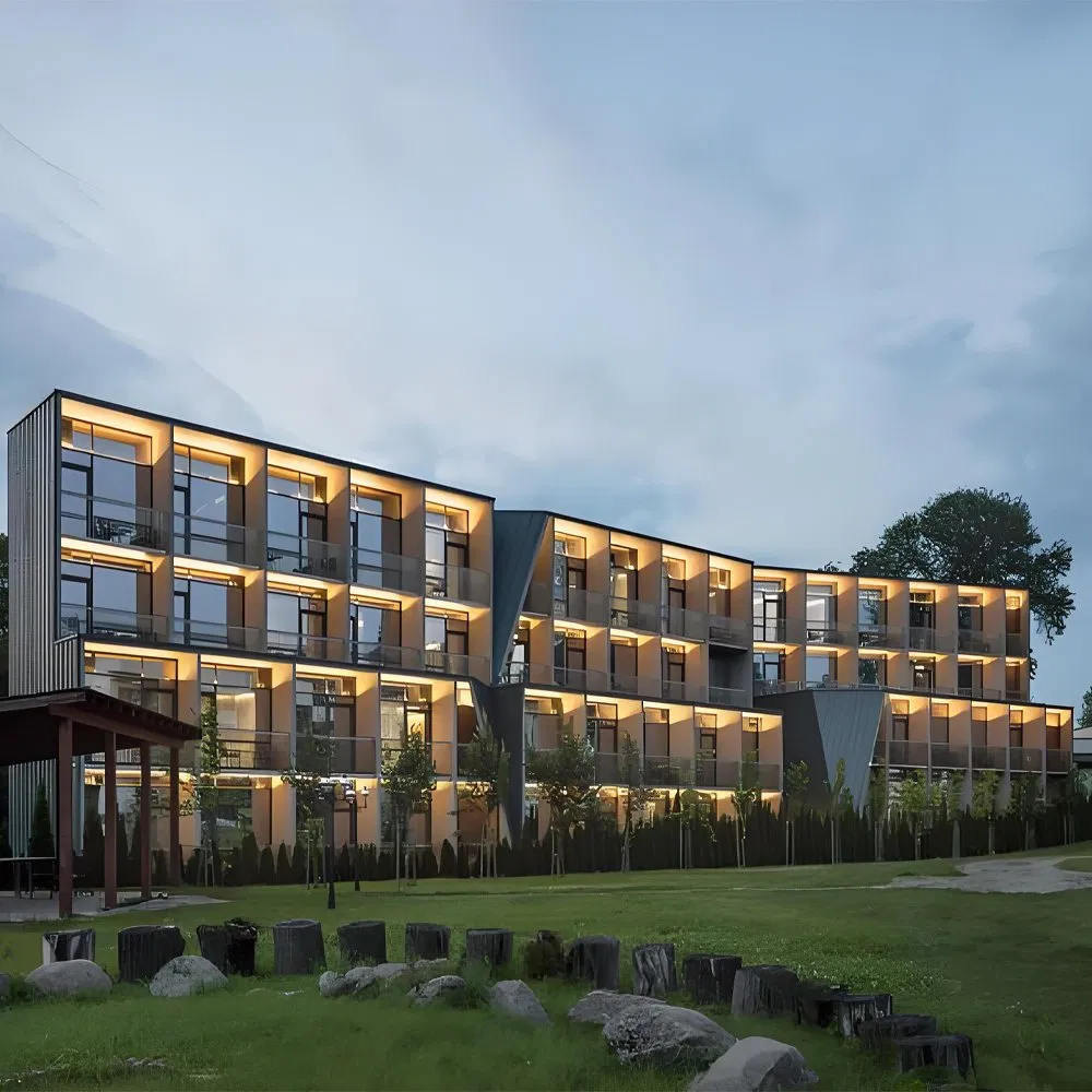 Custom Designed Modern Modular Metal Steel Structure Commercial Industrial Prefab Office Building Competitive Price Warehouses