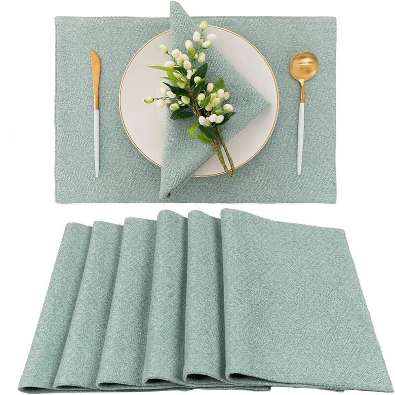 Premium Waterproof Placemat Set with Coasters for Dining