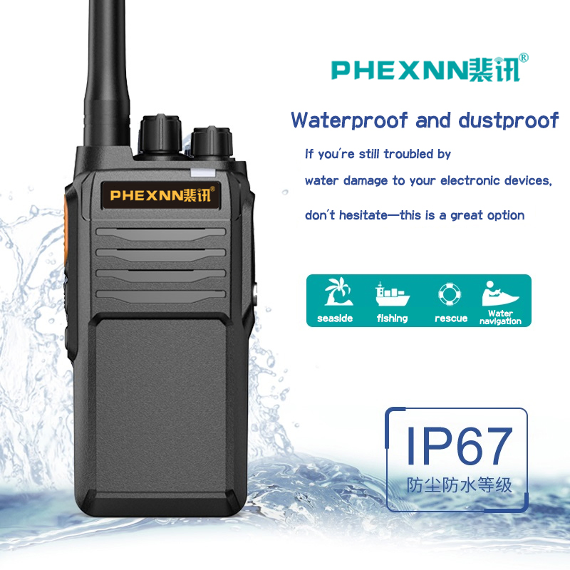 Рация Phexnn UHF Walkie-Talkie, 32 канала, дальность 4 км