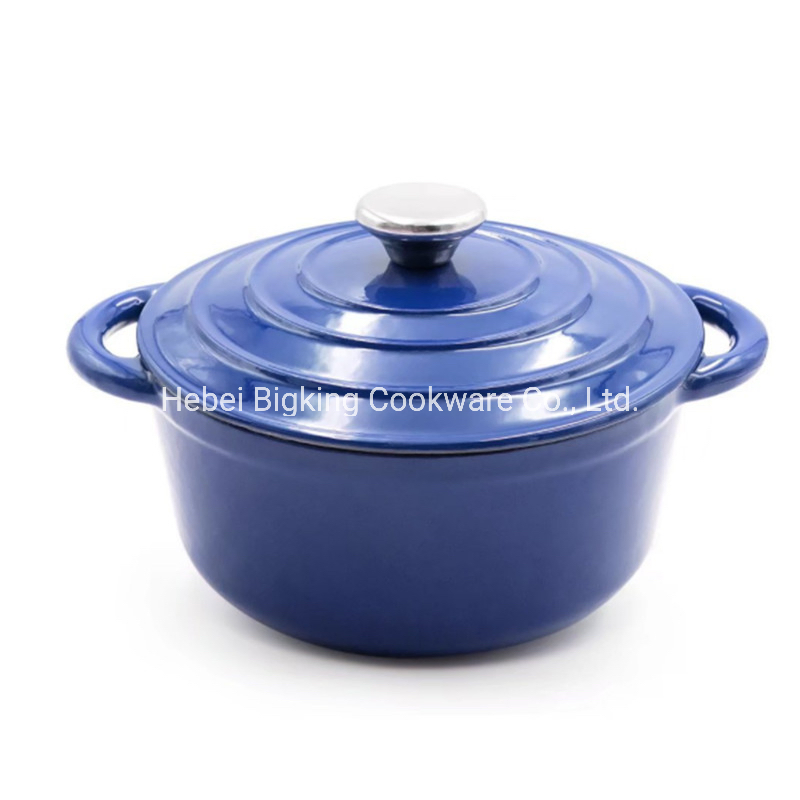 Premium Round Enamel Cookware Set with Insulated Food Warmer