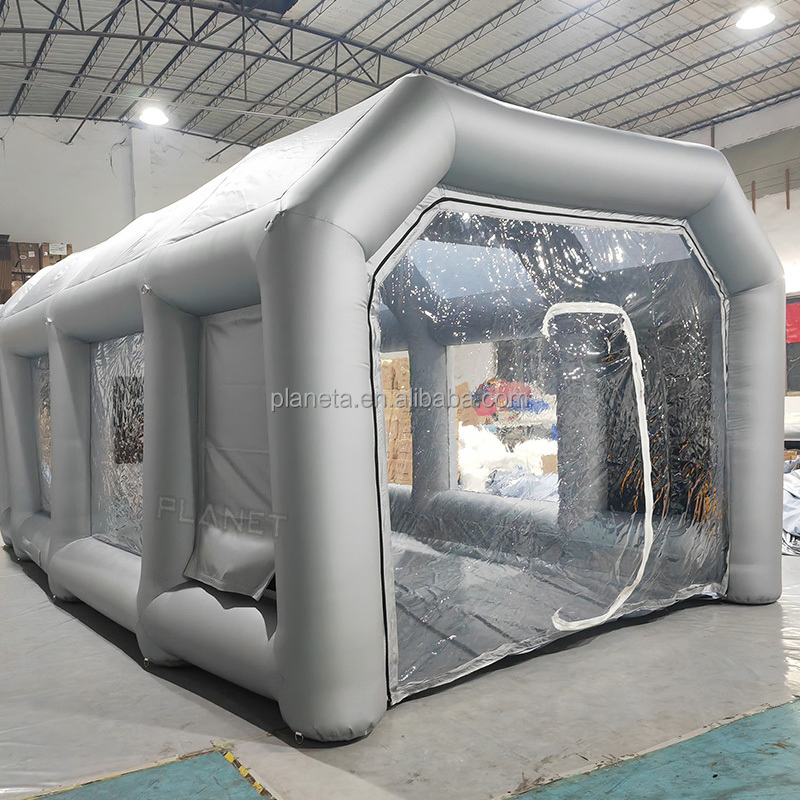 Portable Customized Oxford Inflatable Spray Car Painting Booth Tent