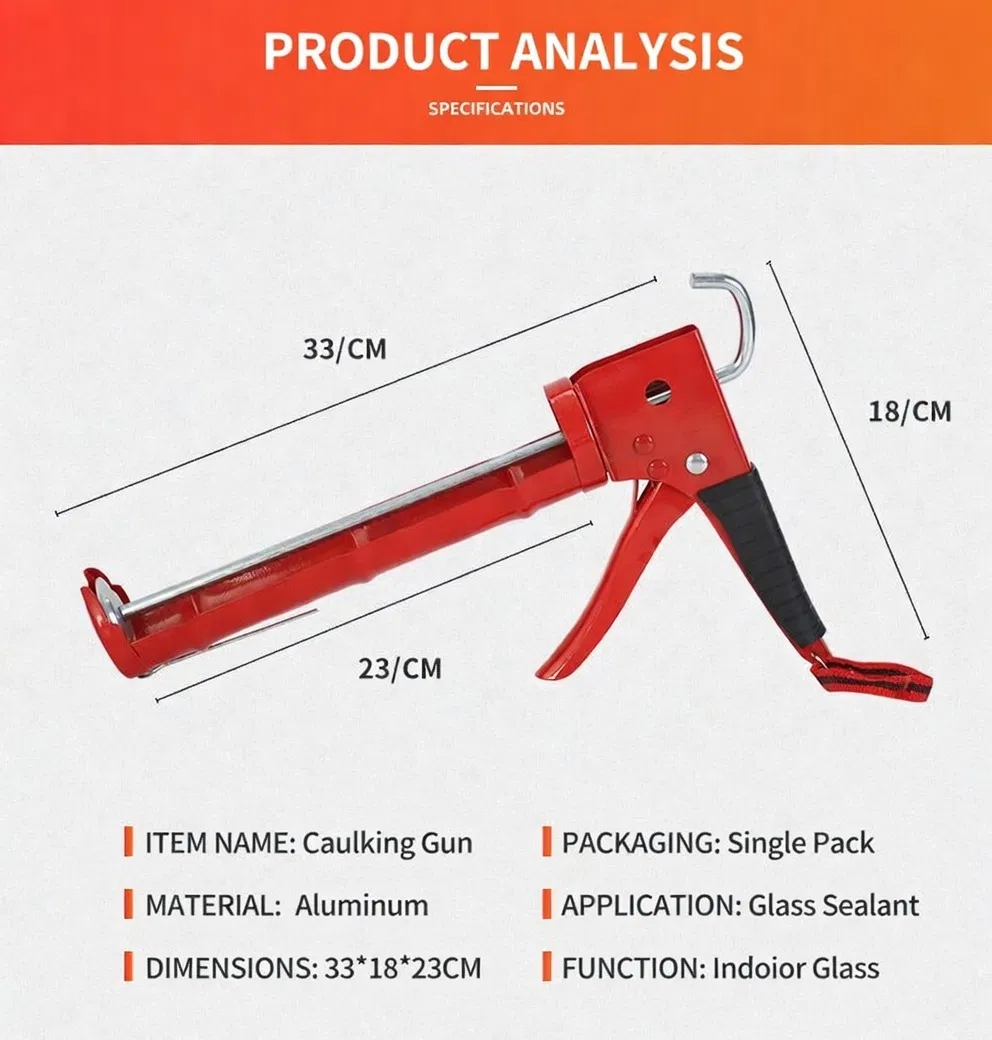 High Quality Manual Skeleton Type Silicone Sealant Caulking Gun