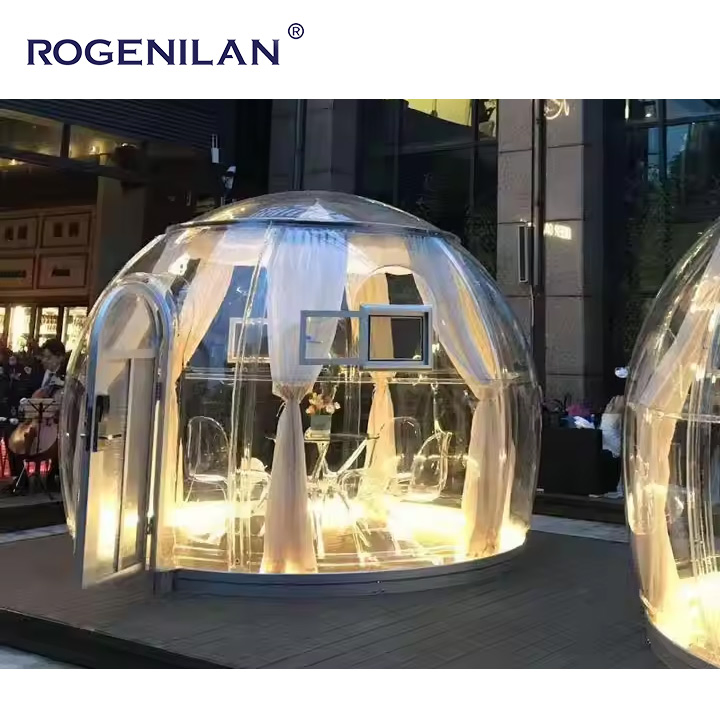 PC Glamping Geodesic Luxury Dome Tent for Outdoor Event Party Camping