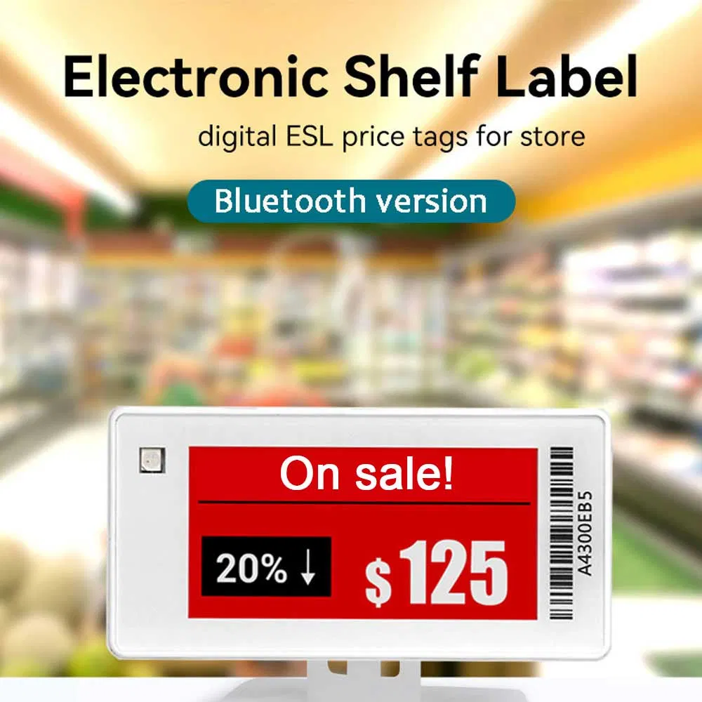 Custom Pet Tag 3.7 Inch 3.7'' 416X240 Pixel Eink Module Price Tag Epaper Display Eink Display