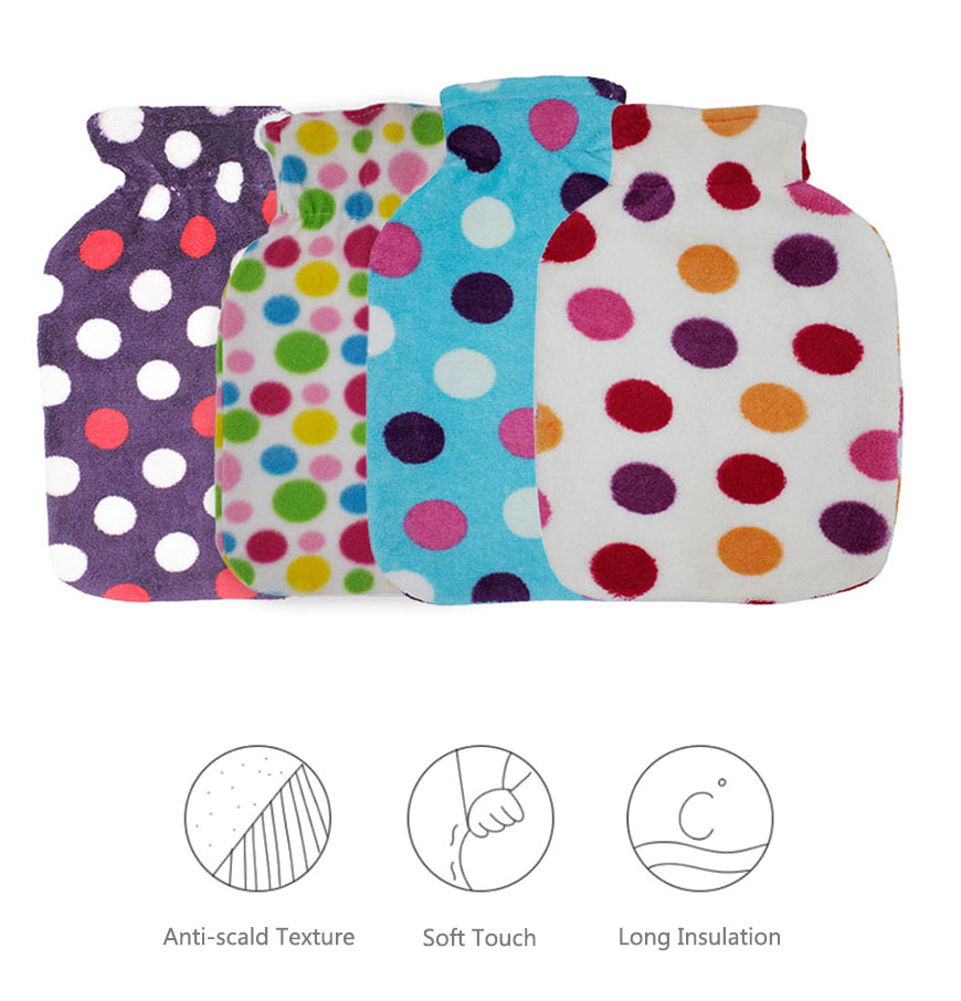 Hot Water Bag Hand Warmers Cover Soft Cloth