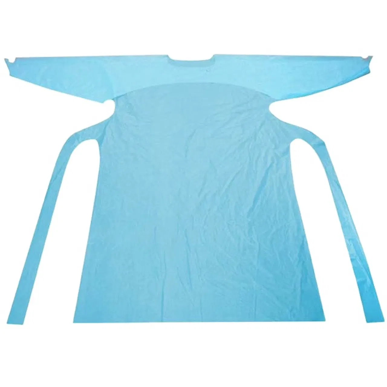 China Producing High Quality Single Use CPE Protective Gown with Thumb Cuffs for Body Protection