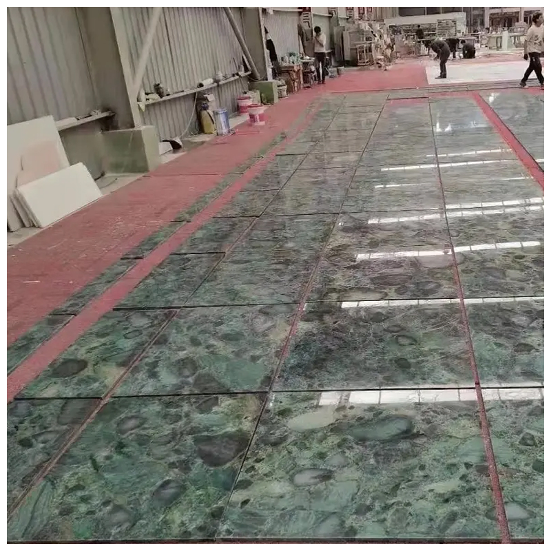 Palladium Smeraldo Green Quartzite Polished Floor and Wall Tiles