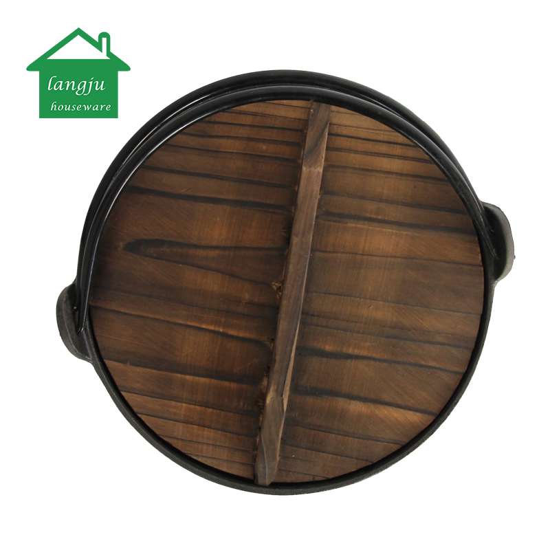 Чугунная голландская печь для кемпинга с предварительной прожаркой