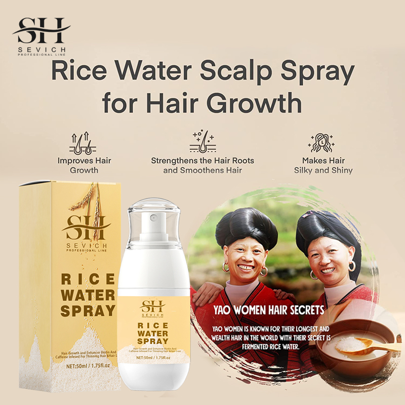 Natural Formula Nourishing Scalp Elixirs Fermented Hair Growth Oil Rice Water Spray