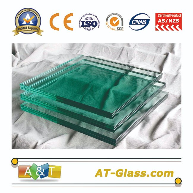 6.38mm 8.38mm Grey Tempered Laminated Glass with Colored PVB