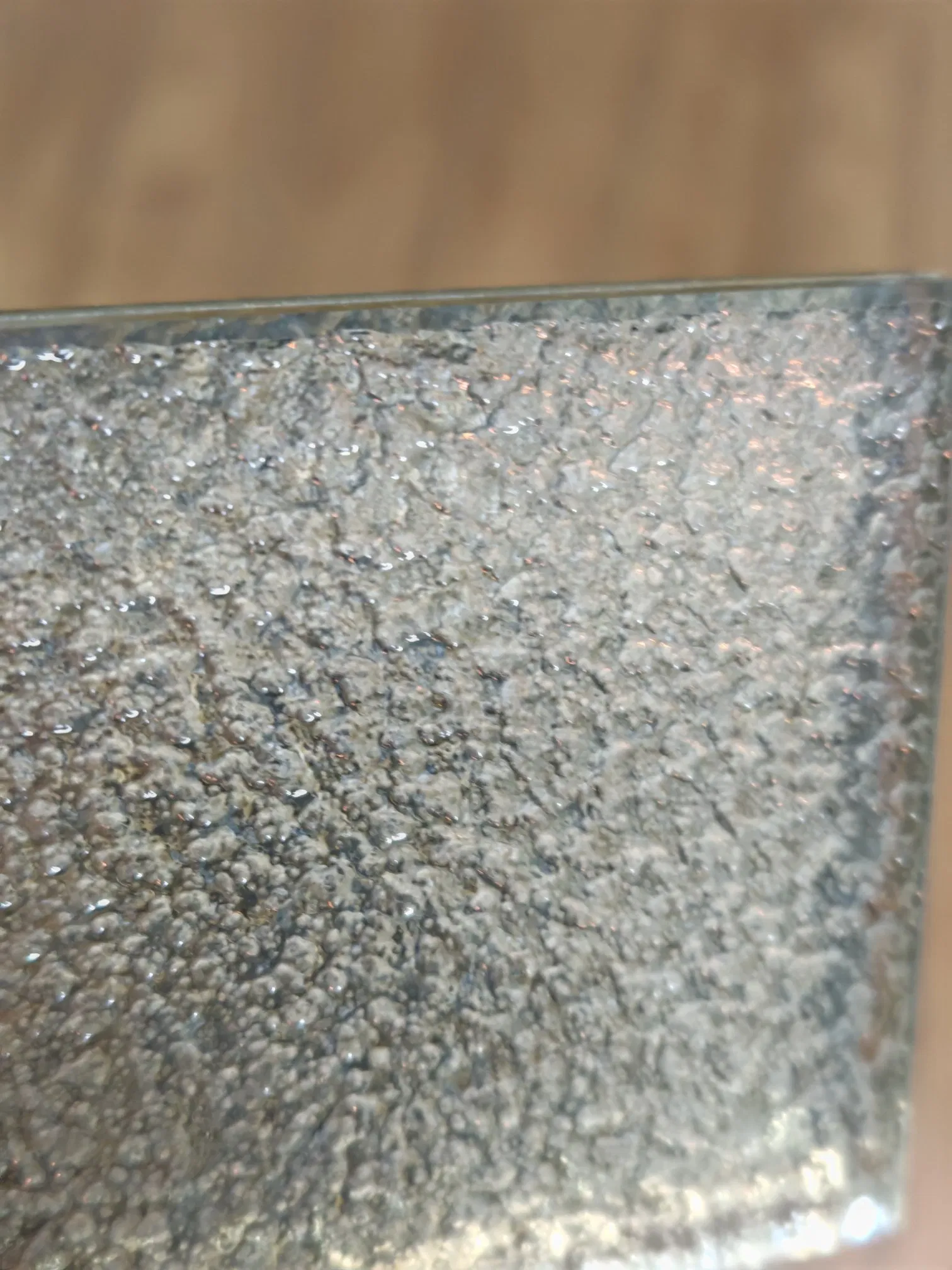 Polished Edge Scratch-Resistant Tabletop Glass Customized Kitchen Decor Laminated Glass