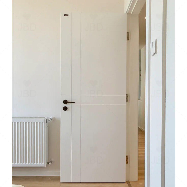 Villa Main Entrance Composite Aluminium Frame Solid Wood Plastic Residential Interior Door